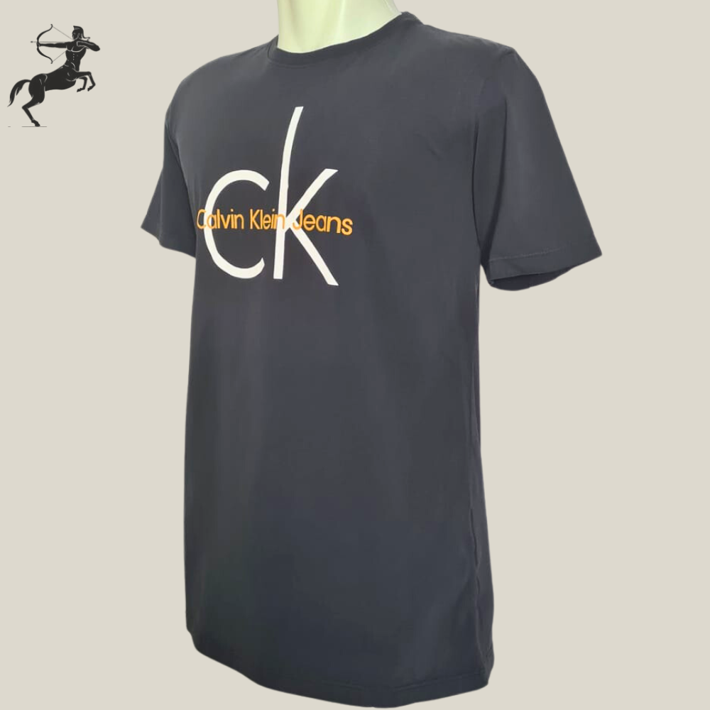Camiseta Calvin Klein Estampada Masculina - Preto